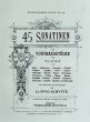 45 Sonatinas For Piano (Ludvig Schytte)