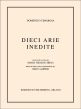Cimarosa 10 Arie Inedite Voice and Piano (edited by Maria Tibaldi Chiesa)