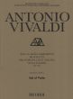 Vivaldi Sum in medio Tempestatum RV 632 Motetto per Soprano-2 Violini-Viola-Basso Set of Parts (Critical Edition)