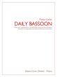 Carlini Daily Bassoon (Exercises for the organization and discipline of daily study of the bassoon)