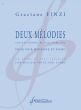 Finzi 2 Melodies - sur des Poemes de Paul Verlaine for Medium Voice and Piano