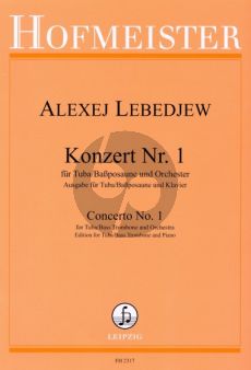 Lebedjew Konzert No.1 Tuba oder Bassposaune-Orchester (KA)