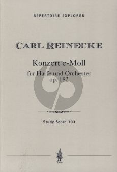 Reinecke Konzert e-moll Op. 182 Harfe und Orchester (Studienpartitur)