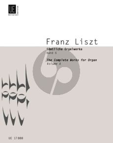 Liszt Samtliche Orgelwerke Vol.6 (Martin Haselböck)