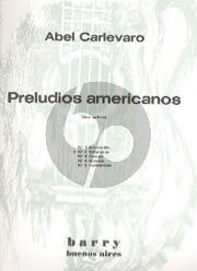 Carlevaro Preludios Americanos No.2 Scherzino Guitarra