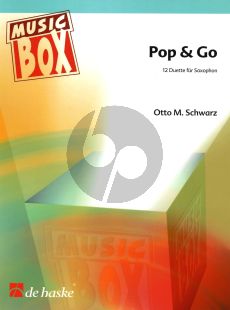 Pop & Go for 2 equal Saxophones (AA/SS/TT) (12 Duets) (medium level)