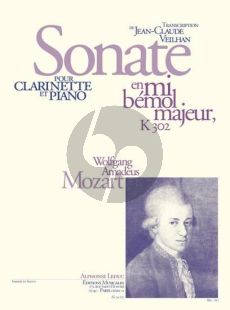 Mozart Sonate E-flat major KV 302 Clarinette et Piano (Jean-Claude Veilhan)