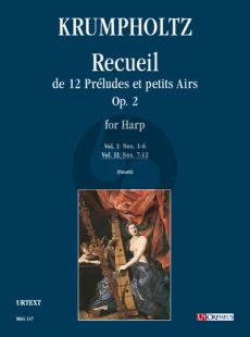 Krumpholtz Recueil de 12 Preludes et Petits Airs Op.2 Vol.2 (No.7-12) (Anna Pasetti)