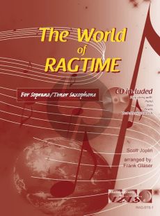 The World of Ragtime for Soprano or Tenor Saxophone (Bk-Cd) (arr. Frank Glaser)