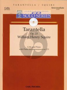 Squire Tarantella Op.23 (Violoncello-Piano) (Book with Play-Along CD)