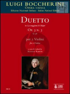 Duetto Op.3 No.3 A-major