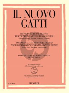 Gatti Il Nuovo Gatti (Theoretical and Practical Method for Valve Trombone and similar Instruments Book with Cd (Italian/English) (edited by Renato Soglia)