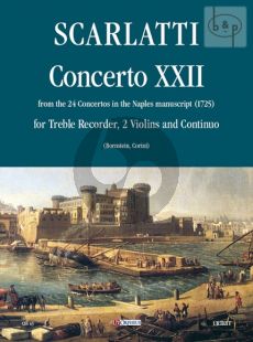 Concerto XXII (Flute- 2Violins-Bc)