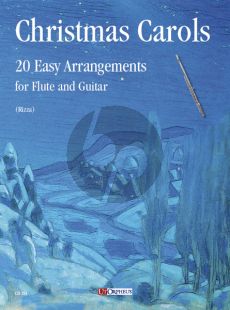 Album Christmas Carols Flute-Guitar (20 Easy Arrangements) Score and Part (edited by Fabio Rizza)