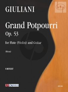 Grand Potpourri Op.53 (Flute[Vi.]-Guitar)