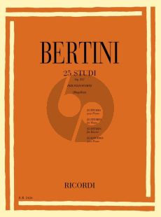 Bertini 25 Studies Op.137 Piano (Bruno Mugellini)