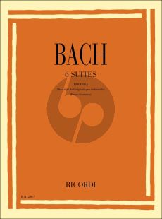 Bach 6 Suites (Orig. Violoncello) arranged for Viola (arranged by Bruno Giuranna)