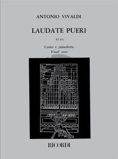 Vivaldi Laudate Pueri (Psalm 112) RV 601 Soprano and Orchestra (Vocal Score (lat./engl.) (Angelo Ephrikian)