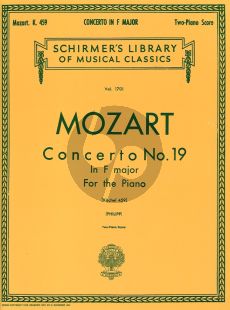 Mozart Concerto F-major KV 459 for Pianoand Orchestra Edition for 2 Pianos (edited by Isidor Philipp)