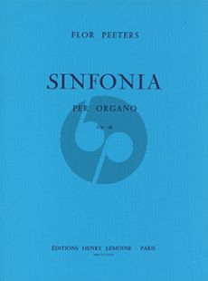 Peeters Sinfonia Op.48 Orgue