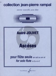 Jo;ivet  Asceses for Flute in C or Alto Flute in G Solo