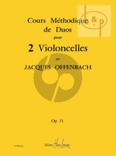 Cours Methodique de Duos Op.51 pour 2 Violoncelles