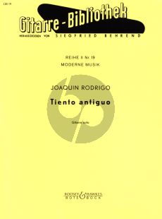 Rodrigo Tiento Antiquo Gitarre (Siegfried Behrendt)
