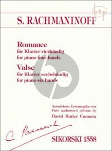 Romance (Piano 4hds) & Valse