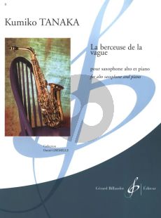 Tanaka La Berceuse de la Vague pour Saxophone Alto et Piano (Collection Daniel Gremelle) (Facile [3])