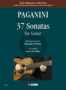 Paganini 37 Sonatas for Guitar (edited by Riccardo Del Prete)