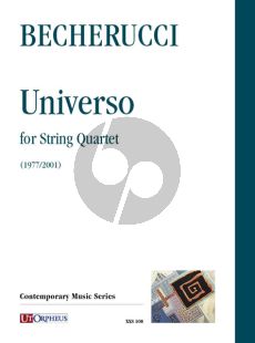 Becherucci Universo for String Quartet (1977/2001) (Score/Parts)