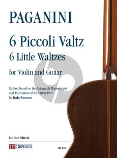 Paganini 6 Little Waltzes for Violin and Guitar