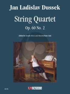 Dussek String Quartet Op.60 No.2 (Score/Parts) (edited by Renato Ricco and Massimiliano Sala)