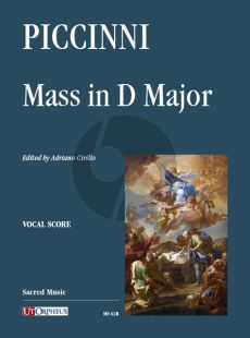 Piccinni Mass D-Major SATB soli-SATB-Orchestra Vocal Score (edited by Adriano Crillo)