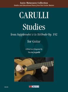 Carulli Studies from “Supplemént à la Méthode” Opus 192 for Guitar (edited by Nicola Jappelli)