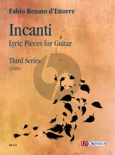 d'Ettore Incanti. Lyric Pieces for Guitar - Third Series