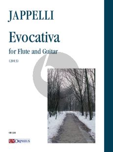 Jappelli Evocativa for Flute and Guitar (2013) (Score/Parts)