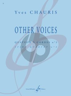 Chauris Other Voices String Quartet 3 Score and Parts
