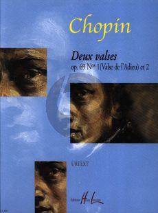Chopin 2 Valses Op.69 No.1 - 2 h-moll/As-dur (Les Adieux) Piano (Urtext Dominique Geoffroy)