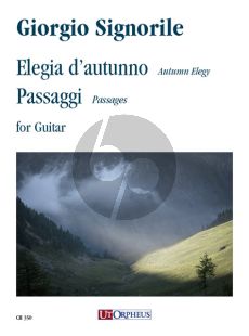 Signorile Elegia d’autunno (Autumn Elegy) - Passaggi (Passages) for Guitar (2020)
