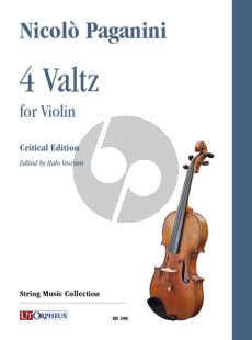 Paganini 4 Valtz for Violin solo (edited by Italo Vescovo)