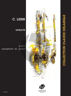 Lehn Sonate Saxophone Soprano et Piano