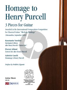 Homage to Henry Purcell. 3 Pieces for Guitar (edited by Frederic Zigante)