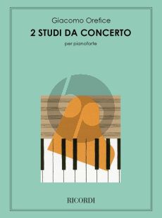 Orefice 2 Studi da Concerto Piano solo