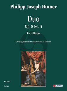 Hinner Duo Op. 8 No. 3 for 2 Harps (Score/Parts) (edited by Jessica Pettenà and Francesca La Carrubba)