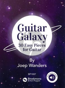 Joep Wanders Guitar Galaxy - 30 Easy pieces for Guitar (Book with Online Samples)