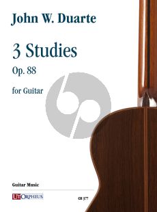 Duarte 3 Studies Op. 88 for Guitar