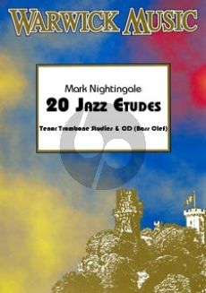 Nightingale 20 Jazz Etudes Tenor Trombone (Bass Cl.) (Bk-Cd)