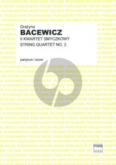 Bacewicz String Quartet No. 2 Score