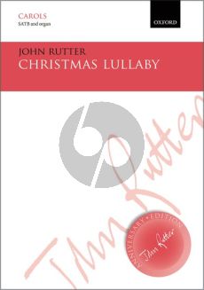 John Rutter Christmas Lullaby SATB - Organ